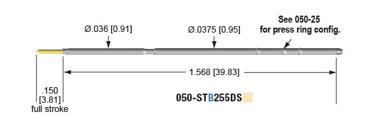 50mil double ended sockets